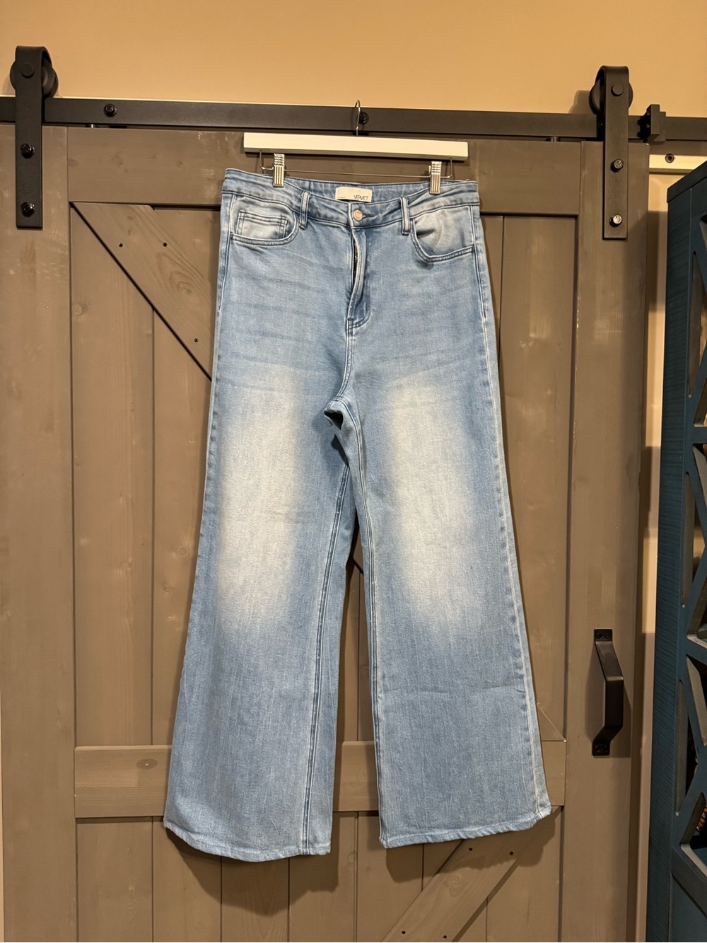 Vervet Light Wash Wide Leg Jeans